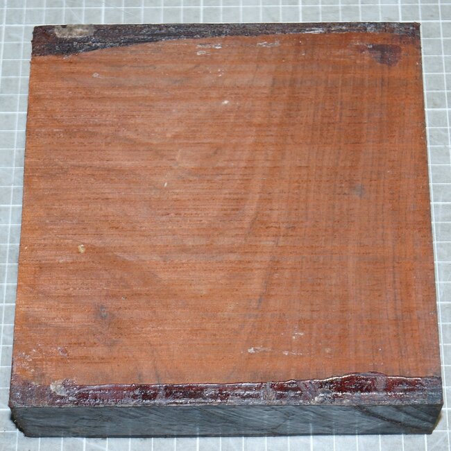 Cocobolo Rosewood, approx. 175 x 175 x 47mm, 1,6kg