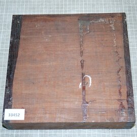 Cocobolo Rosewood, approx. 250 x 240 x 60mm, 3,8kg
