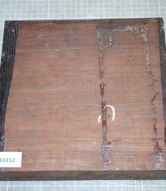 Cocobolo Rosewood, approx. 250 x 240 x 60mm, 3,8kg