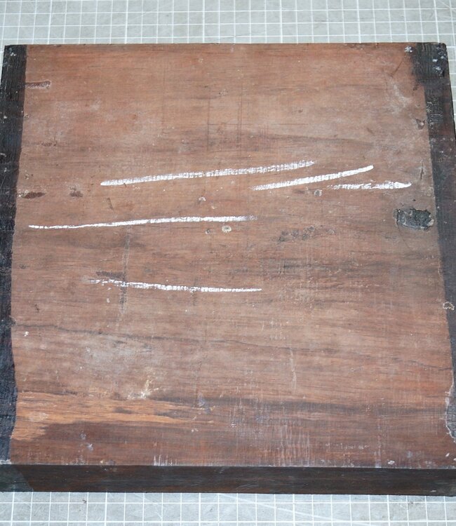 Cocobolo Rosewood, approx. 250 x 240 x 60mm, 3,8kg