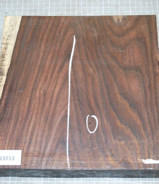 Cocobolo Rosewood, approx. 250 x 240 x 57mm, 3,7kg