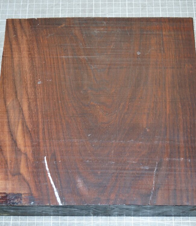 Cocobolo Palisander, ca. 250 x 240 x 57mm, 3,7kg