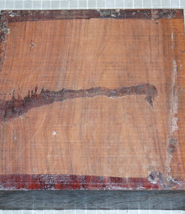 Cocobolo Rosewood, approx. 180 x 175 x 60mm, 1,9kg