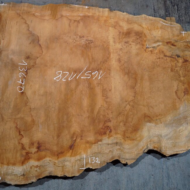 Sapeli Mahogany pommelé, approx. 1650 x 1280 x 40 mm, 13670