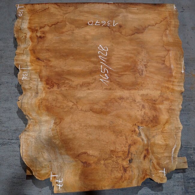 Sapeli Mahogany pommelé, approx. 1650 x 1280 x 40 mm, 13670