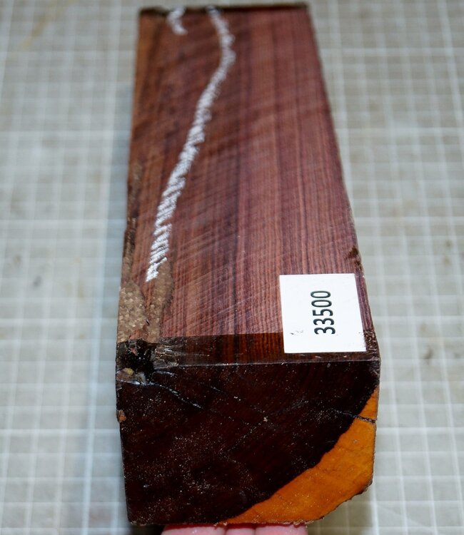 Königsholz, Veilchenholz, ca. 252 x 70 x 55mm, 0,74kg