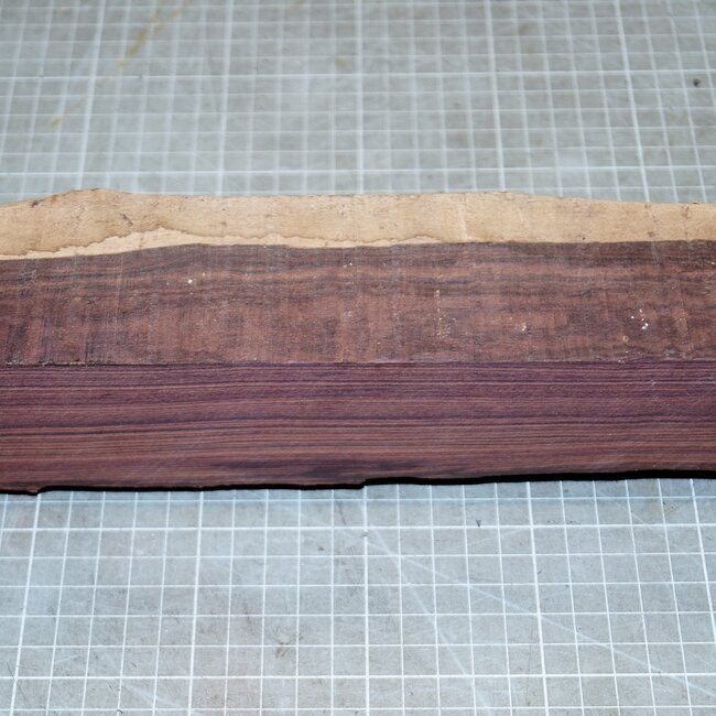 Königsholz, Veilchenholz, ca. 254 x 46-73 x 68mm, 1,08kg