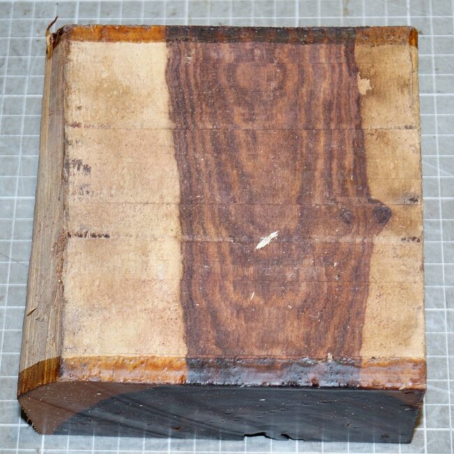 Königsholz, Veilchenholz, ca. 144 x 144 x 71mm, 1,22kg