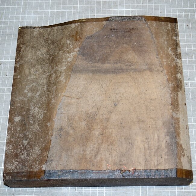 Black Walnut, approx. 250 x 250 x 34-52mm, 1,70kg