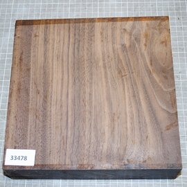 Black Walnut, ca. 230 x 230 x 60mm, 2,24kg