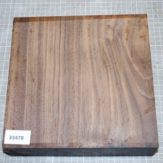 Black Walnut, ca. 230 x 230 x 60mm, 2,24kg