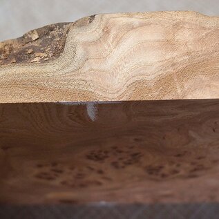 Caucasian Elm burl, approx. 500 x 358 x 60mm, 5,22kg