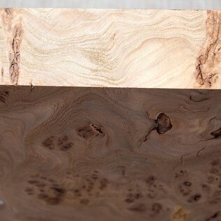 Caucasian Elm burl, approx. 240-335 x 248 x 58mm, 2,20kg