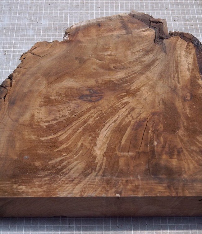 Caucasian Walnut, approx. 332 x 210-310 x 68mm, 4,06kg