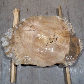 Caucasian Elm, burl slab, approx. 920 x 620/560 x 80 mm, 13711