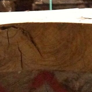 Caucasian Elm, burl slab, approx. 2600 x 830 x 62 mm, 13705