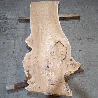 Caucasian Elm, burl slab, approx. 1550 x 500 x 48 mm, 13696