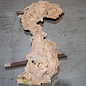 Caucasian Elm, burl slab, approx. 1850 x 460 x 40 mm, 13691