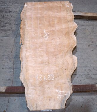Sapeli Mahagoni, Tischplatte, ca. 1450 x 650/410 x 32 mm, 13689
