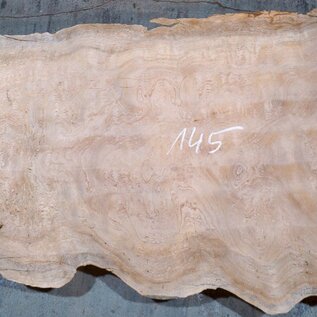 Sapeli Mahogany table top, approx. 1450 x 650/410 x 32 mm, 13689