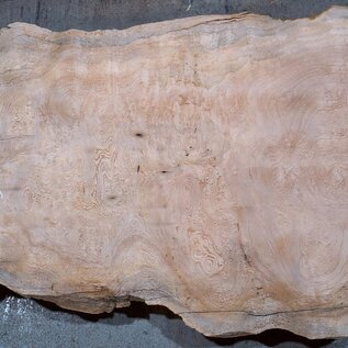 Sapeli Mahogany table top, approx. 1150 x 610/400 x 32 mm, 13688
