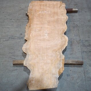 Sapeli Mahogany table top, approx. 1700 x 390/730 x 32 mm, 13687