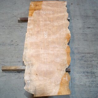 Sapeli Mahagoni, Tischplatte, ca. 2000 x 790/610 x 32 mm, 13686