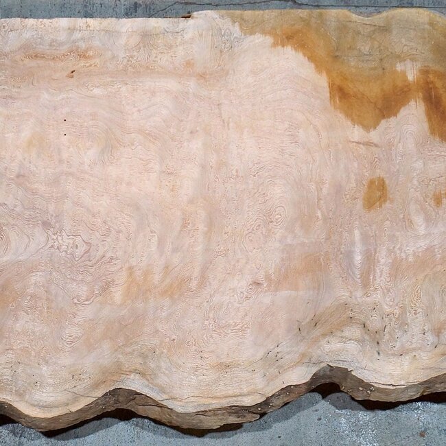 Sapeli Mahogany table top, approx. 2000 x 790/610 x 32 mm, 13686