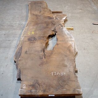 Caucasian Walnut, table top, approx. 4700 x 1300 x 80 mm, 13684