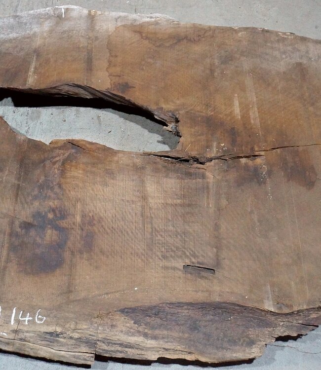 Kaukasischer Nussbaum, Tischplatte, ca. 4700 x 1300 x 80 mm, 13684