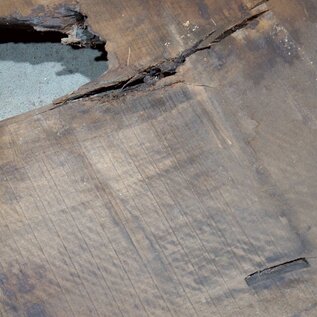 Caucasian Walnut, table top, approx. 4700 x 1300 x 80 mm, 13684