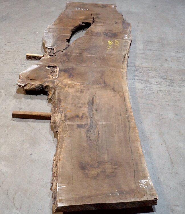 Kaukasischer Nussbaum, Tischplatte, ca. 4700 x 1300 x 80 mm, 13684