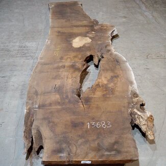Caucasian Walnut, table top, approx. 4700 x 1250 x 80 mm, 13683