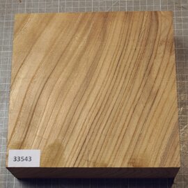 Caucasian Elm, approx.  207 x 207 x 66mm, 1,62kg