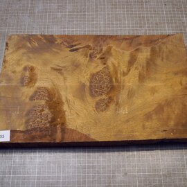 Golden Madrone Maser, ca. 400 x 243 x 42mm, 3,5kg