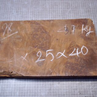 Golden Madrone Maser, ca. 400 x 243 x 42mm, 3,5kg