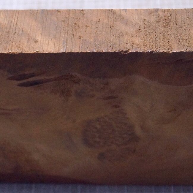 Golden Madrone burl, approx. 400 x 243 x 42mm, 3,5kg