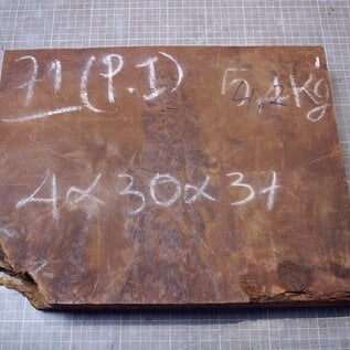 Golden Madrone Maser, ca. 370 x 293 x 45mm, 4,0kg