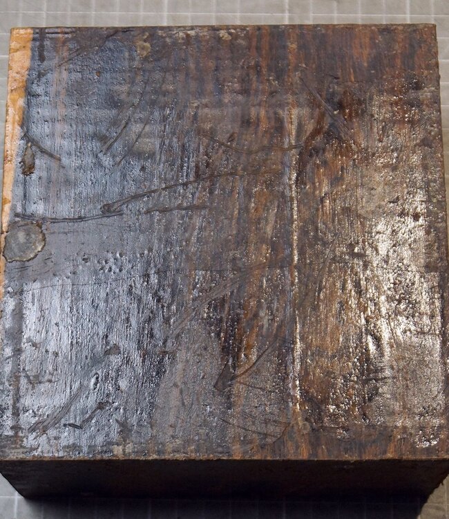 Bocote, ca. 152 x 155 x 78mm, 1,9kg