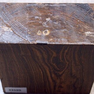 Bocote, ca. 156 x 159 x 77mm, 1,98kg