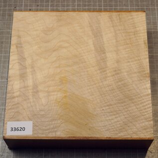 Maple, fiddleback, approx.   224 x 225 x 54mm, 2,02kg