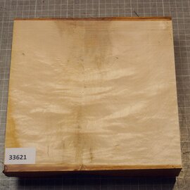 Maple, fiddleback, approx.  220 x 220 x 51mm, 1,66kg