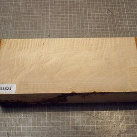 Maple, fiddleback, approx.  300 x 133 x 54mm, 1,66kg