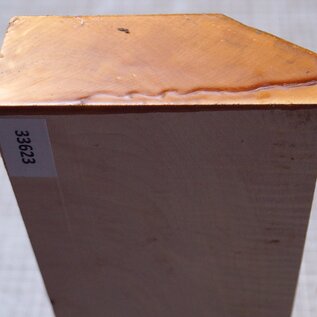Maple, fiddleback, approx.  300 x 133 x 54mm, 1,66kg