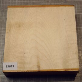 Maple, fiddleback, approx.   202 x 203 x 52mm, 1,48kg