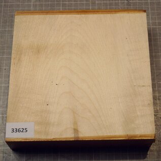 Maple, fiddleback, approx.   202 x 203 x 52mm, 1,48kg