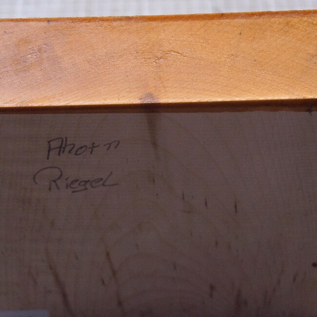 Maple, fiddleback, approx.  204 x 202 x 52mm, 1,52kg