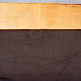 Maple, fiddleback, approx.  195 x 195 x 64mm, 1,72kg