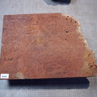 Jarrah Maser, ca. 420 x 338 x 105mm, 10,94kg