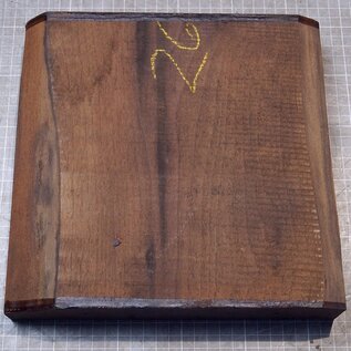 Black Walnut, approx. 255 x 250 x 50mm, 1,76kg